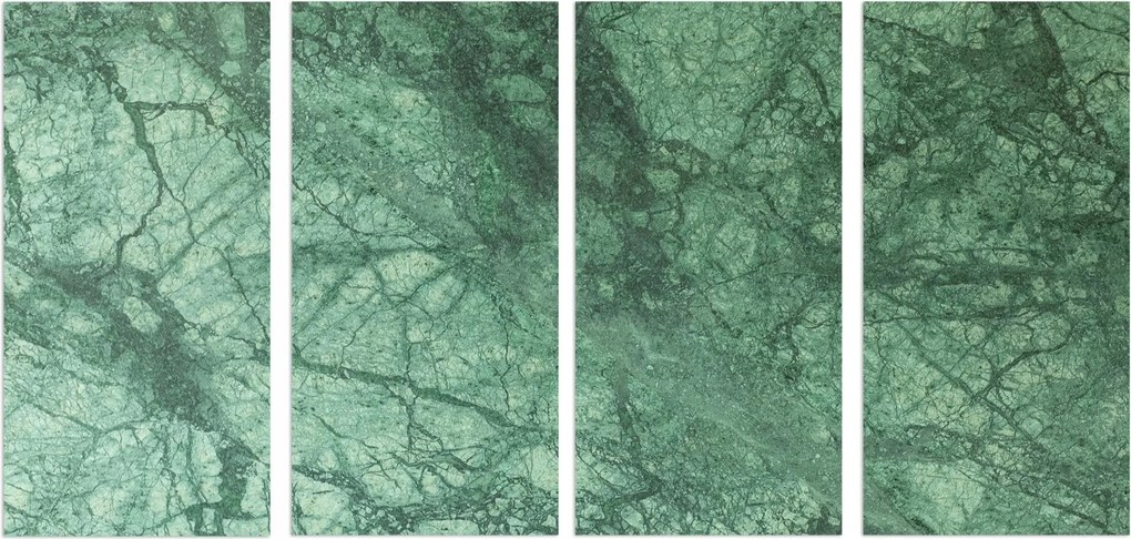 Faliképek Absztrakt Vászon dekoráció a nappaliba Zöld 60x120