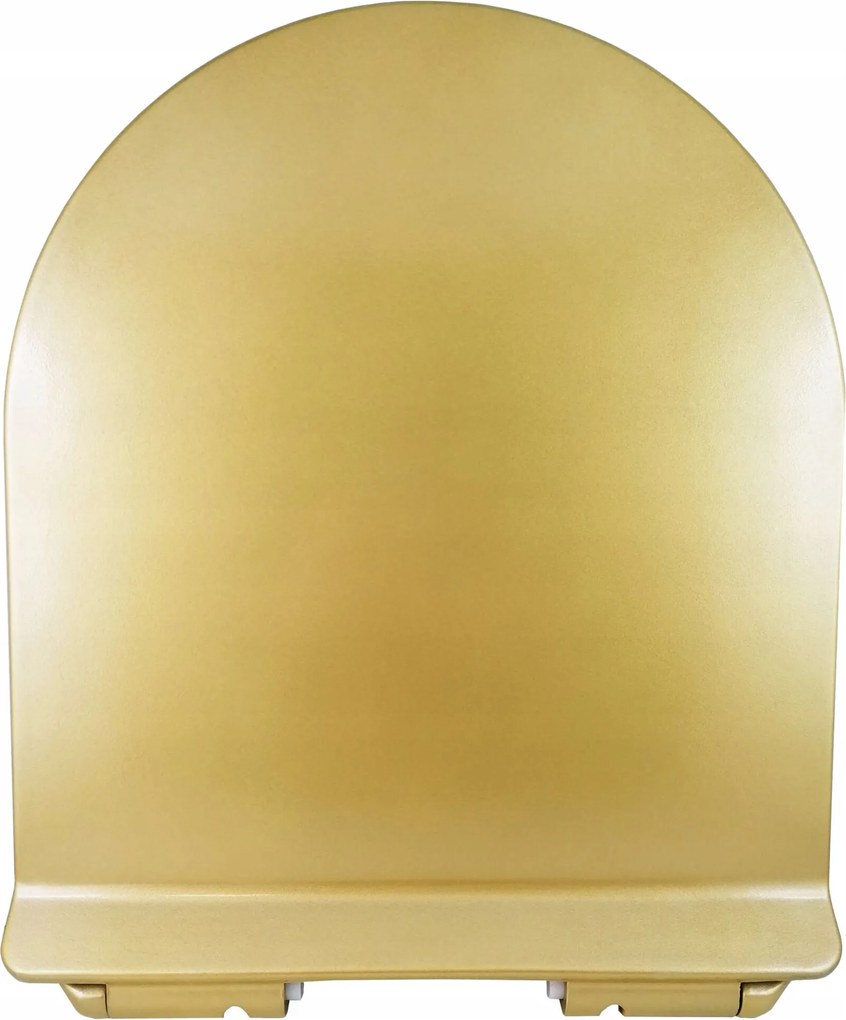 Arany Színű Wc-ülőke, Levehető, Lassan Záródó, Slim Kivitel