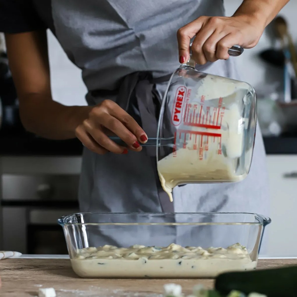 Pyrex üveg mérőpohár 1 l, 16 x 11 cm, 16 x 11 cm, 1000 ml