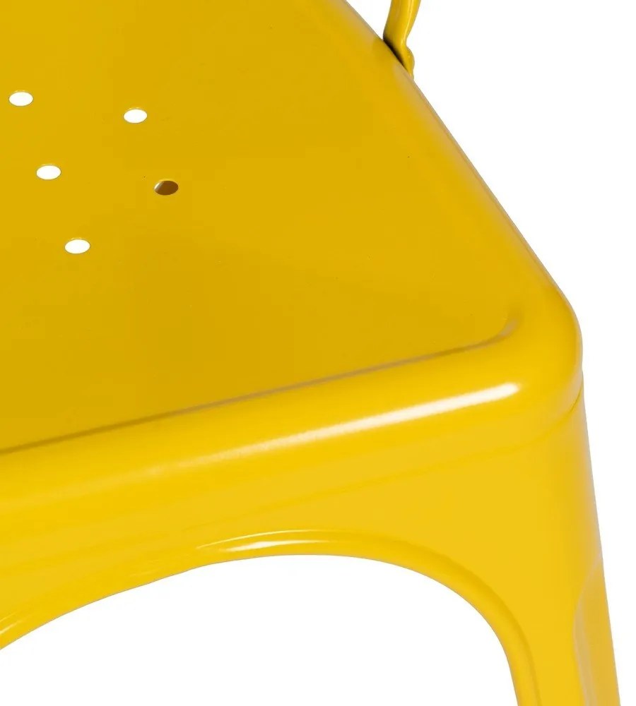 Sárga fém étkezőszék szett 2 db-os – Ixia