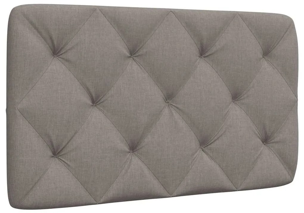 tópszínű szövet fejtámla párna 90 cm