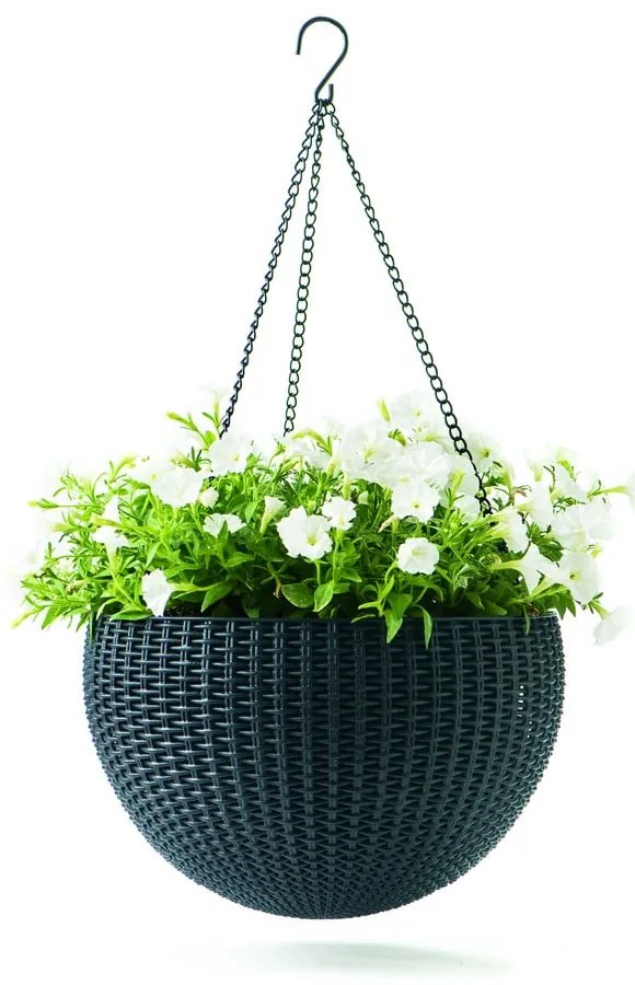 Műanyag függő virágcserép ø 35 cm Hangingsphere – Keter
