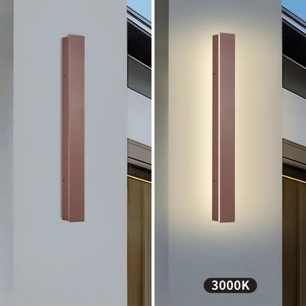 BRILAGI -LED kültéri fali lámpa LINEAR LED/12W/230V 3000K IP65 50 cm barna CRI 90