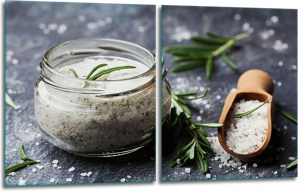 7in1 2x Üveg Tűzhelyvédő Főzőlap 40x52 Fűszerek