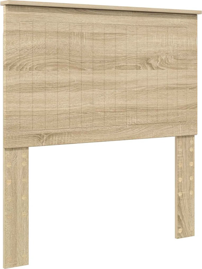 vidaXL Fejtámla fejtámlával Sonoma tölgy 90 cm Faanyag