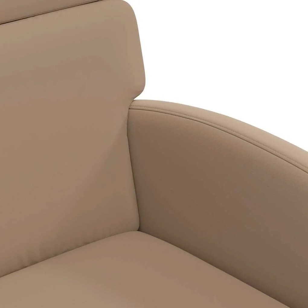 Kerekes Étkező Székek 2 pcs Cappuccino 58 x 65 x 98 cm Műbőr