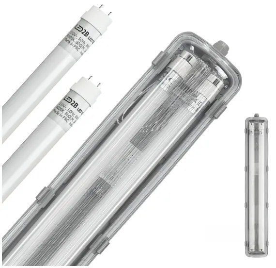 BRILAGI -LED Tech. OPTIMA T8 fénycsöves LED lámpatest 2xG13/9W/230V 4000K IP65 67,5 cm