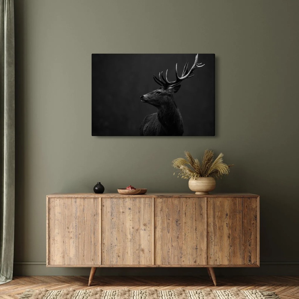 Kép - Egy szarvas portréja (90x60 cm)