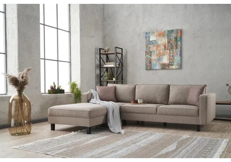 Sarokkanapé Kale Linen Balos - Krém