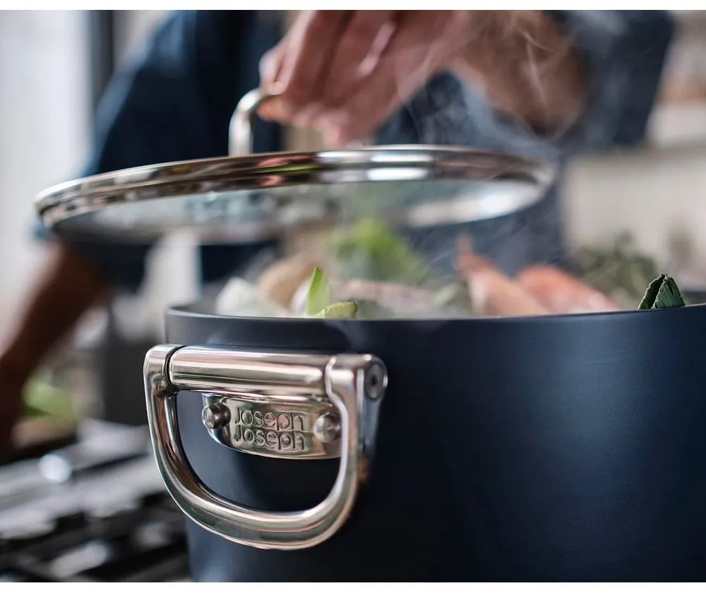 Indukciós tűzhelyhez alkalmas edény fedővel, kerámia felülettel Space – Joseph Joseph