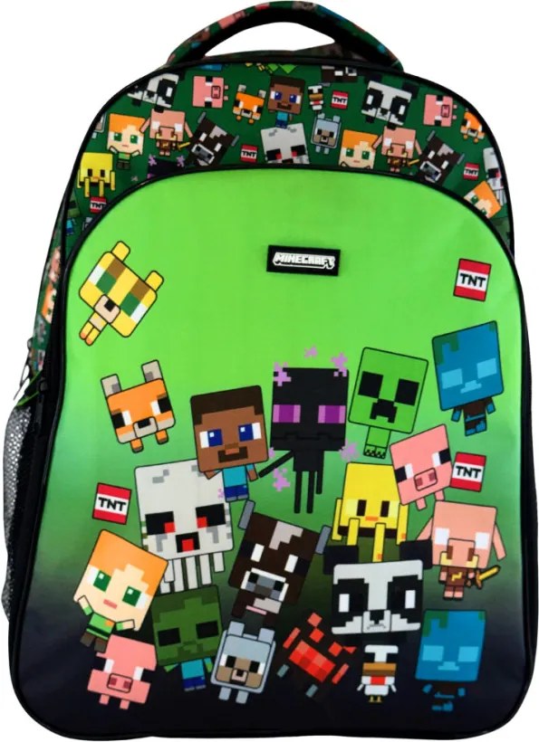 Minecraft Lot of Characters iskolatáska, táska 40 cm