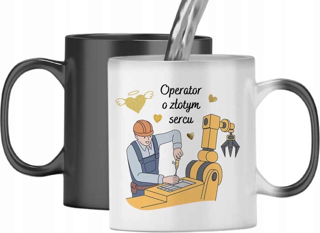 Mágikus Bögre A Kezelőnek Színváltós, fényképes nyomtatással