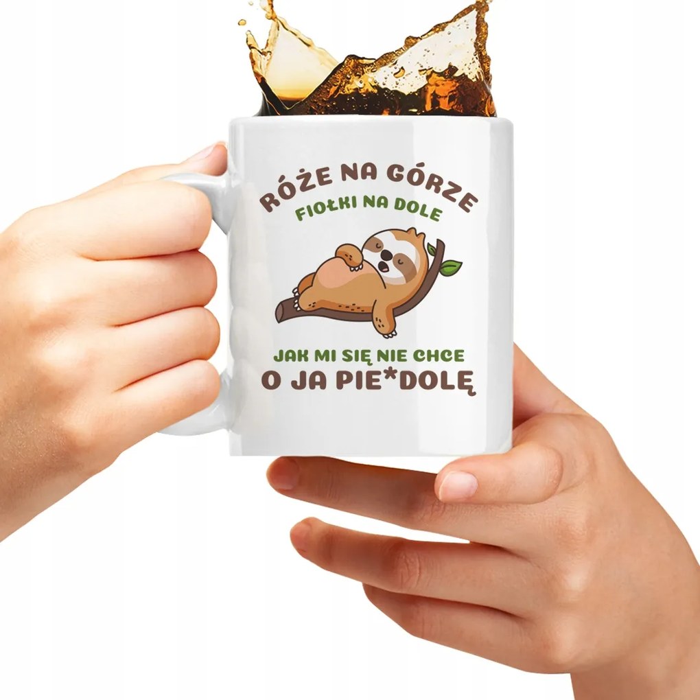 Vicces Ajándék Bögre Rózsák a tetején ibolya az alján A Barát Barátjának