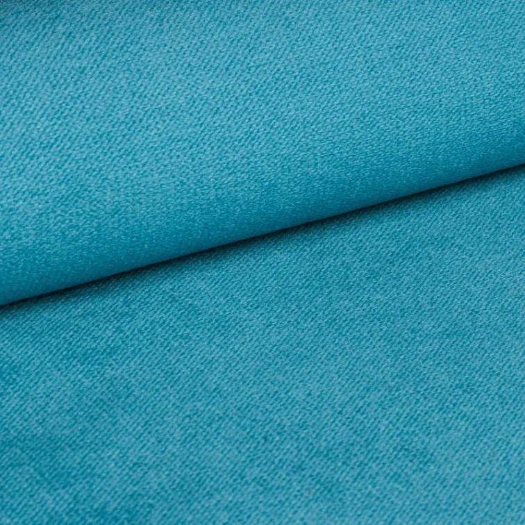 AKCIÓ Kék kihúzható sarokkanapé ZENOVA 220x140 cm, kétoldalas II. osztály