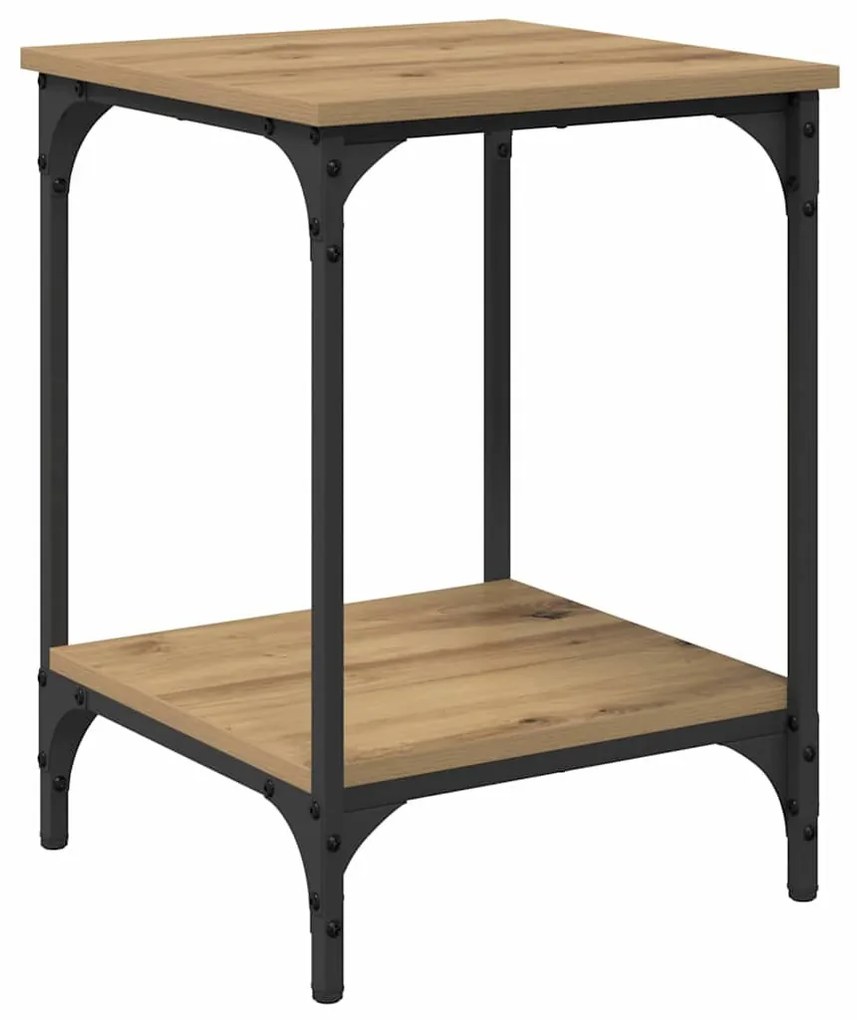 vidaXL Dohányzóasztal Artisan tölgy 40 x 40 x 55 cm Faanyag