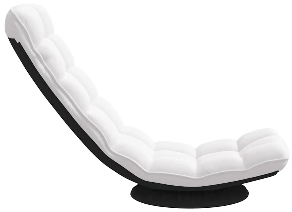 fehér szövet forgó padlószék 70x51x79 cm