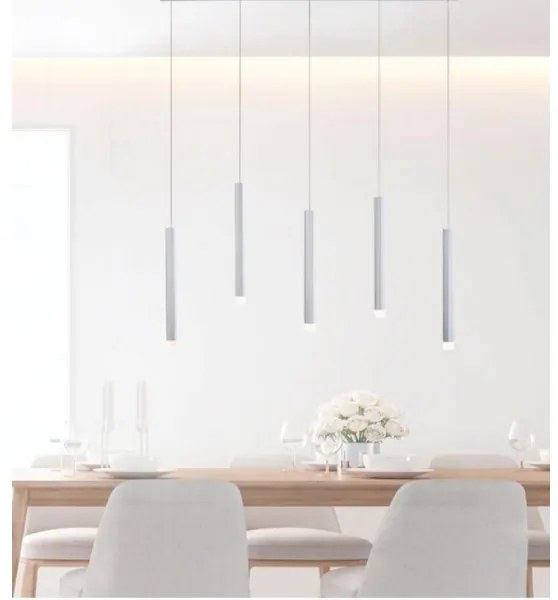 Leuchten Direkt 15205-95 - LED Csillár zsinóron BRUNO 5xLED/4,8W/230V