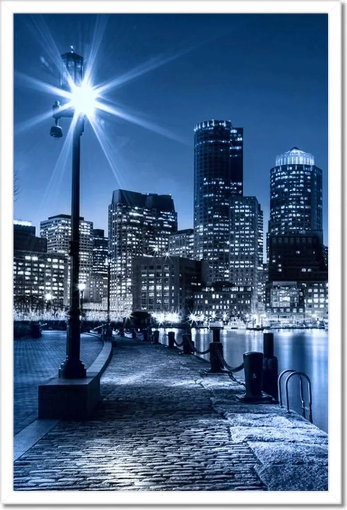 Poszterek keretben 40x60 Éjszakai városkép