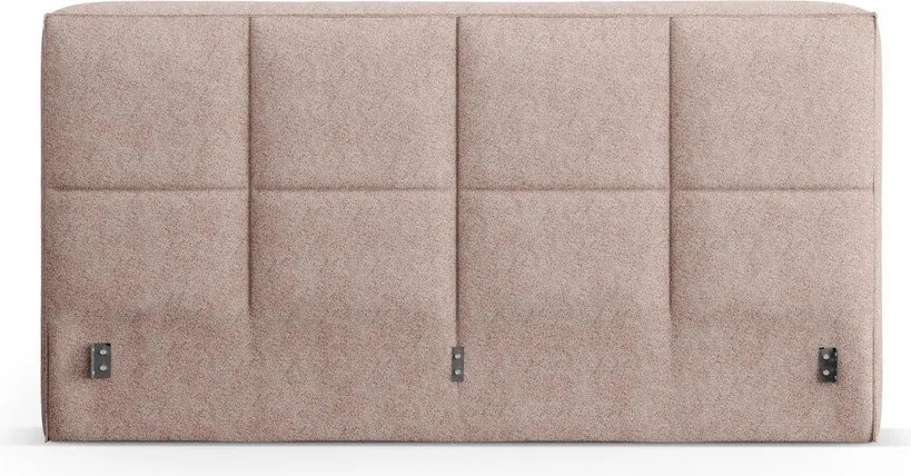 Világos rózsaszín kárpitozott ágytámla 229x100 cm Darren – Micadoni