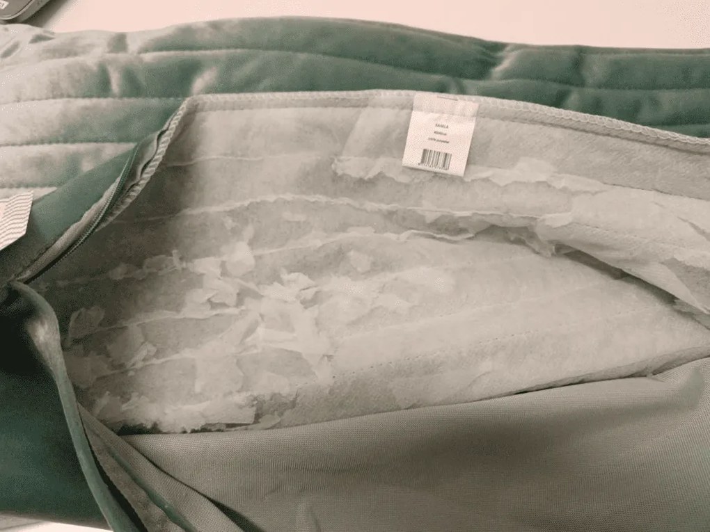 Akció Díszpárnahuzat SAMLA 40x60 cm, mentás, II. osztályú