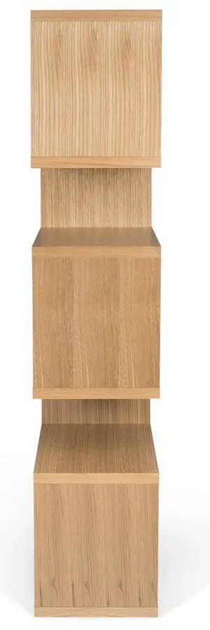 London könyvespolc tölgyfa dekorral, 34 x 160 cm - TemaHome