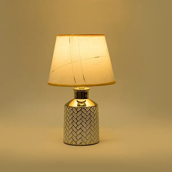 Asztali lámpa 1xE14/40W/230V fehér/arany