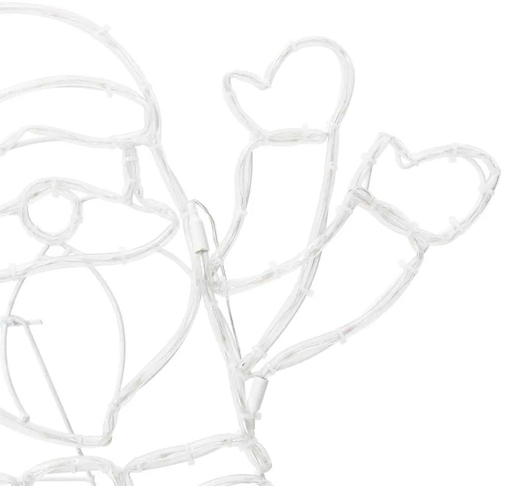 Mikulás Fény 168 LED-del Sokszínű 58.5 x 60 x 1.3 cm Vas