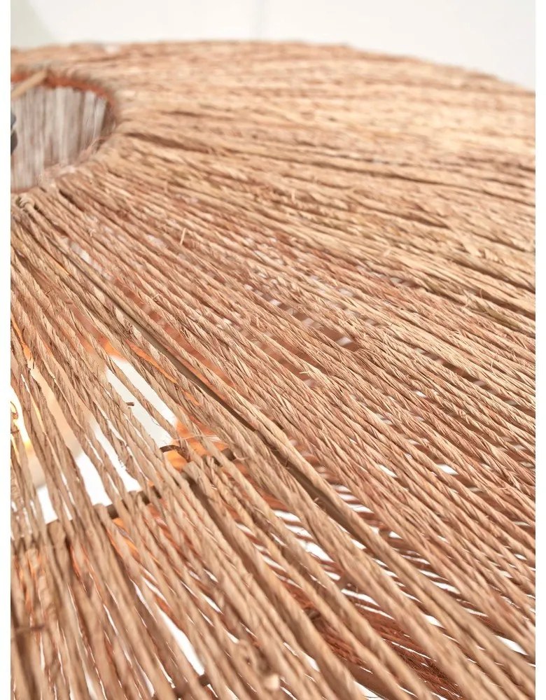 Natúr színű függőlámpa juta búrával ø 40 cm Iguazu – Good&amp;Mojo