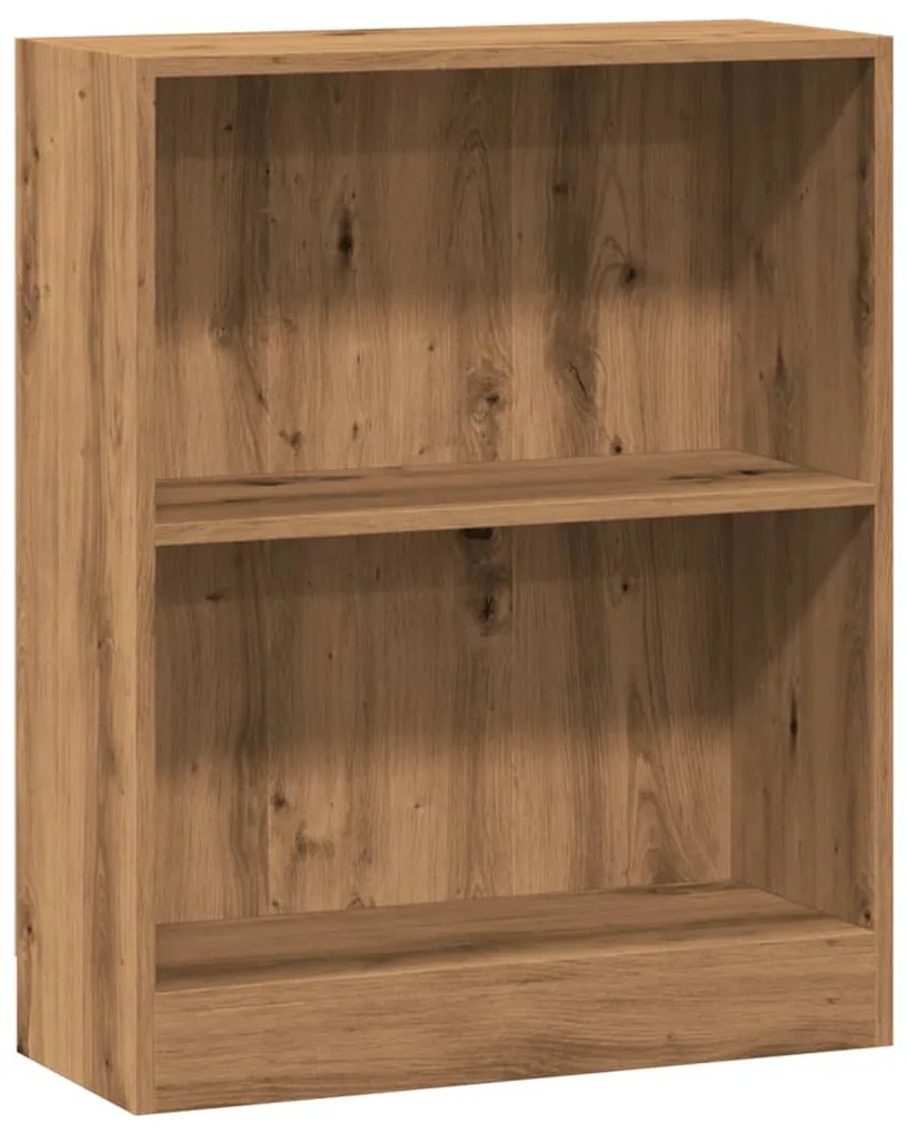 kézműves tölgy szerelt fa könyvespolc 60 x 24 x 76 cm