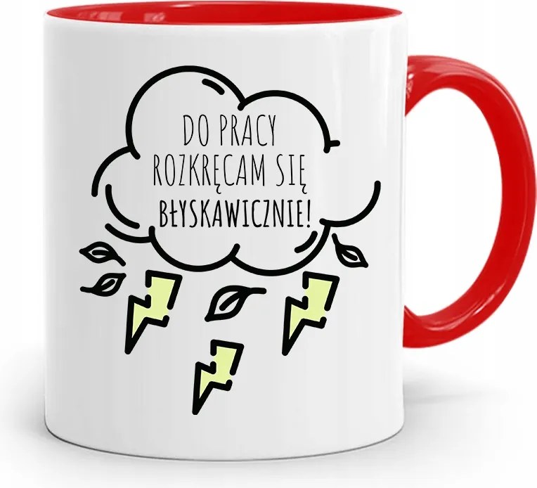 Munkavállalóknak Piros Bögre Villámgyorsan, fényképes nyomtatással