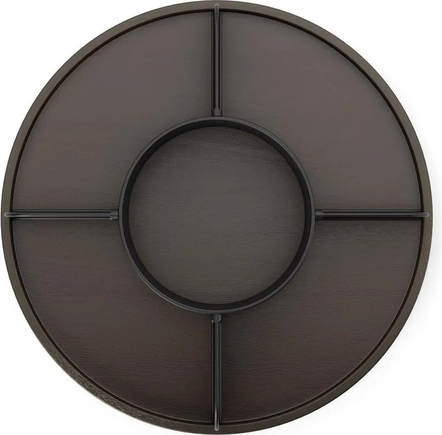 Fekete forgó fa fürdőszobai rendszerező kozmetikumokhoz Bellwood – Umbra