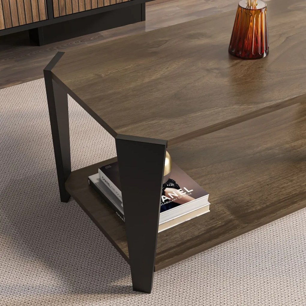 Monaco - Walnut, Black
