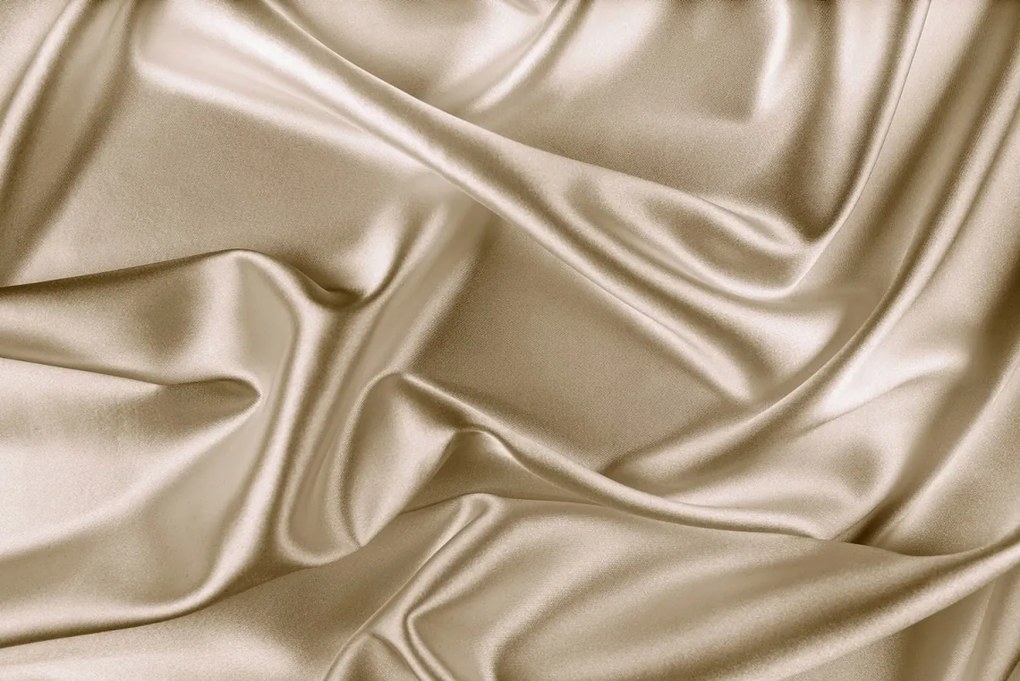 Selyem ágyneműhuzat 180x200 paplanhoz Light Caramel Világos karamell