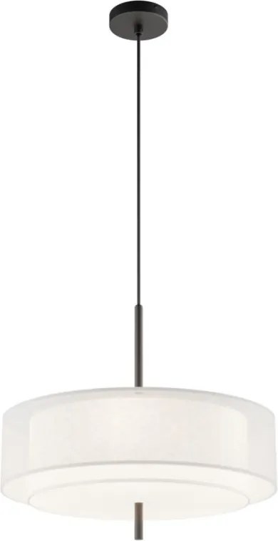 MAYTONI MOD613PL-05W1 BERGAMO Ernyős Függesztett Lámpa Fehér, Fekete, Átlátszó E27 IP20