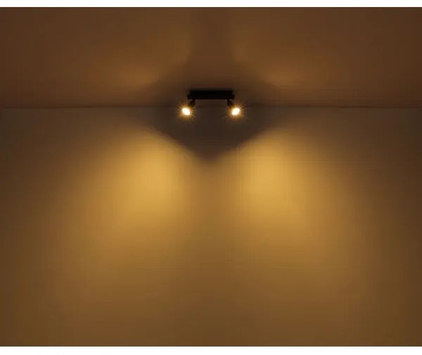 Globo 57998-2 - Spotlámpa DREW 2xGU10/35W/230V fekete