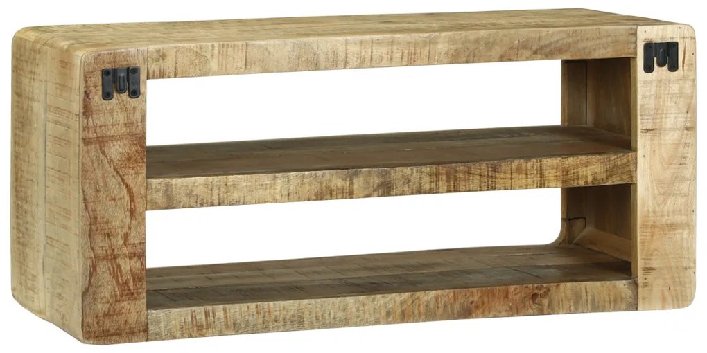 TV szekrény 80x32x36 cm Tömör fa Mangó
