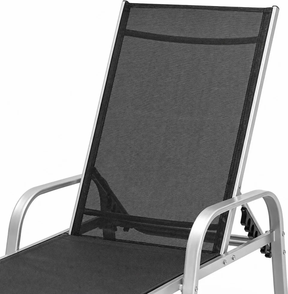 Avenberg MARGARITA állítható relaxációs nyugágy - fekete/ezüst
