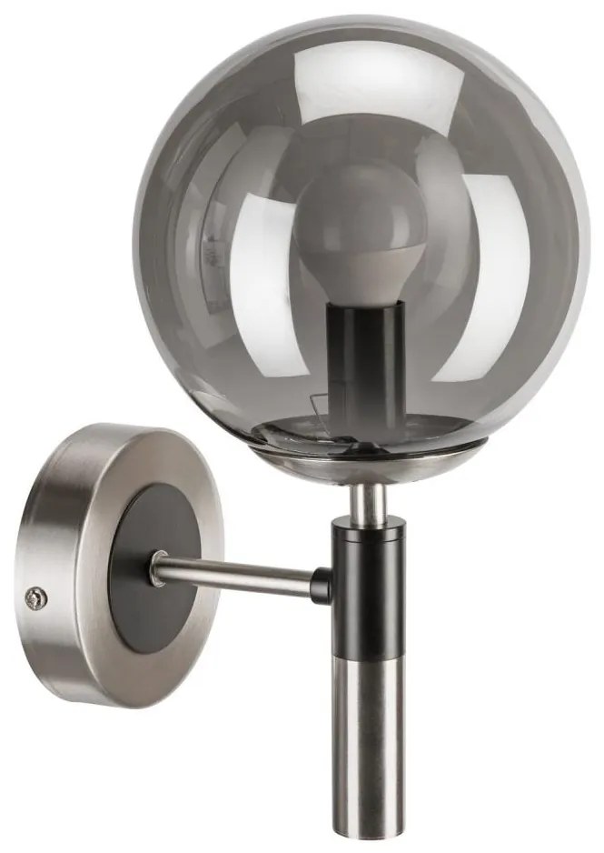 Lamkur Fali lámpa ROLLO 1xE14/5W/230V matt króm/füstös LA53868