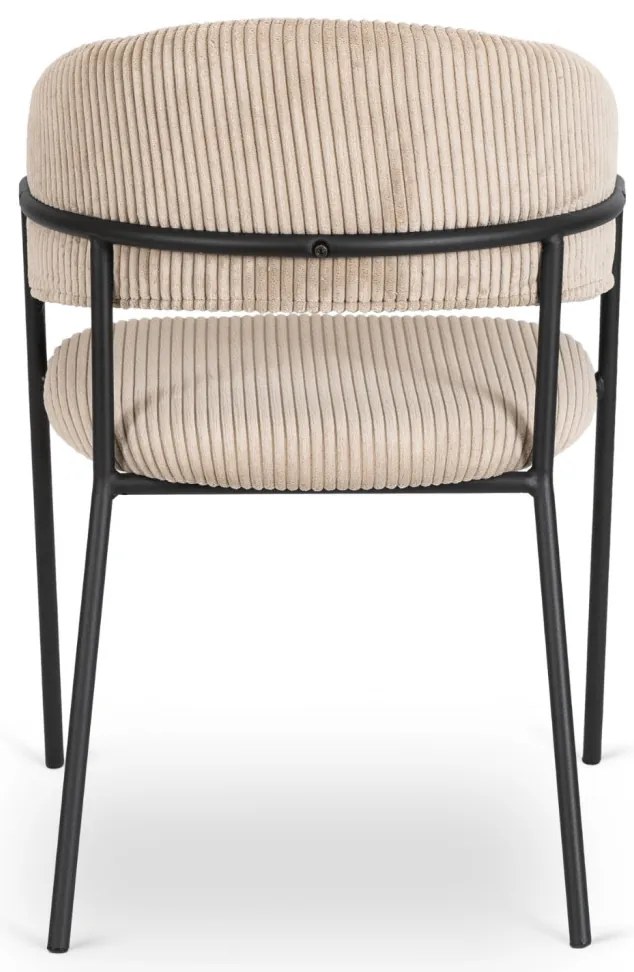 Bézs Kordbársony Étkezőszék TINKA