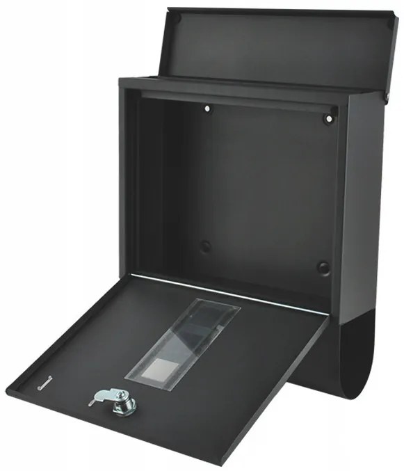 Két oldalról nyitható acél postaláda