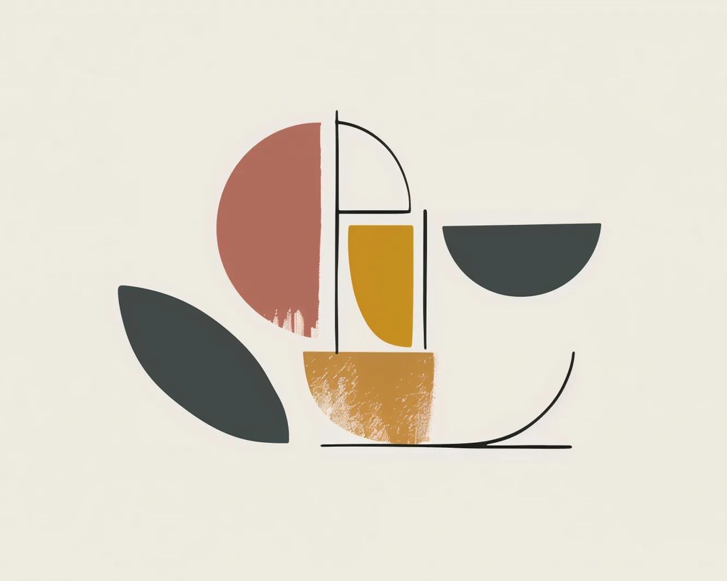 Poszter 50x40cm Gömb Színek