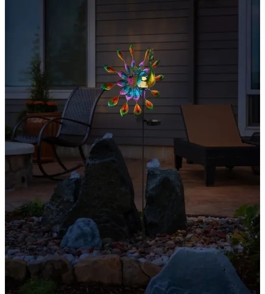 Globo 36017 - LED napelemes dekoráció LED/0,06W/3V IP44 páva