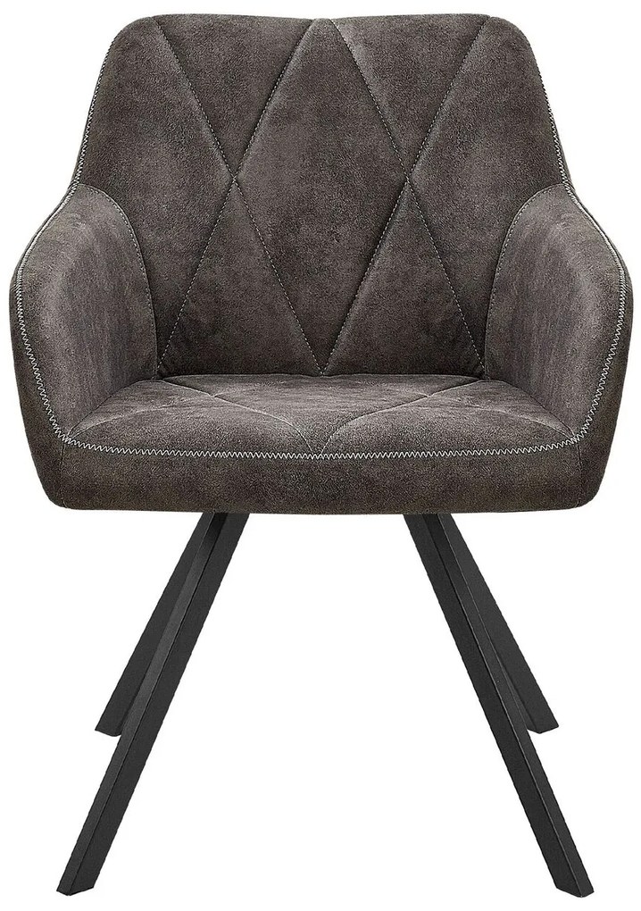 Étkezőszék szett 2 db Manly (szürke). 1009983