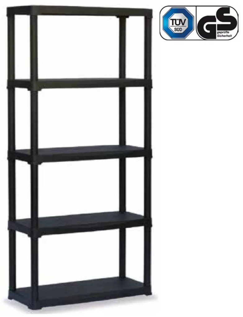 ARTPLAST Regál, 5 polic, 700x300x1760 mm