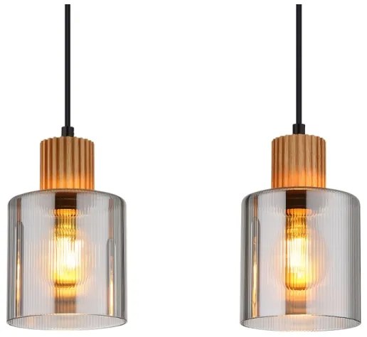 Globo 15768-3 - Zsinóros csillár ALEIDIS 3xE27/25W/230V