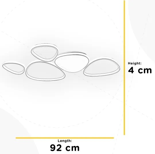 ONLI - LED Mennyezeti lámpa ROMEO LED/48W/230V 4000K fehér