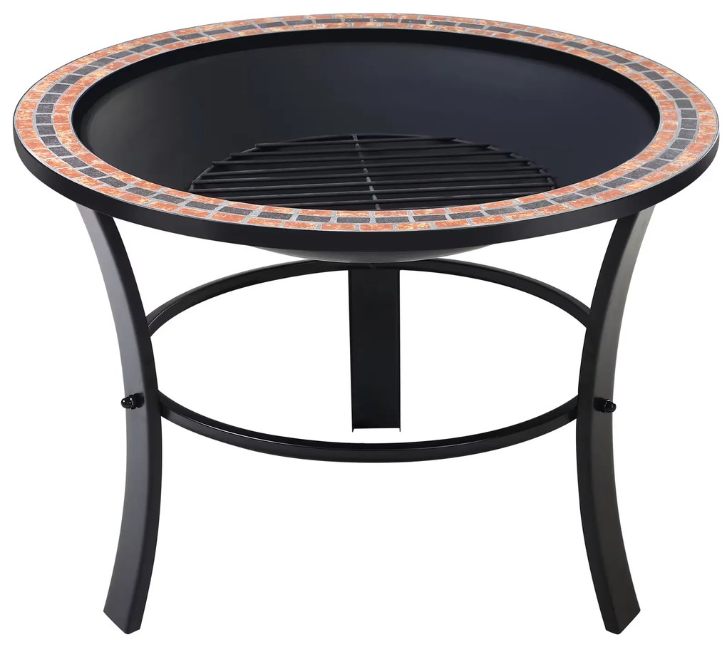 monzana® Fuoco tűzrakóhely Ø76 cm - mozaik