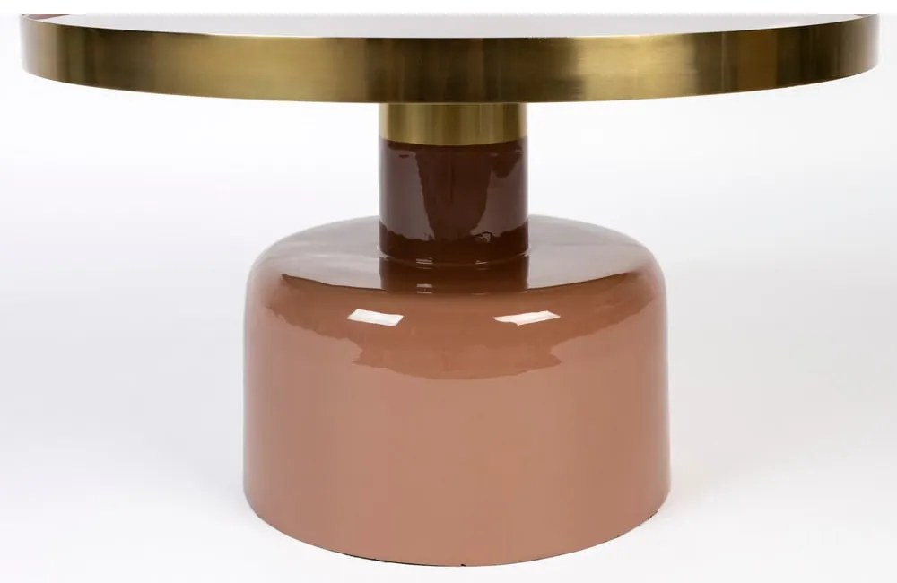 Fém kerek tárolóasztal ø 60 cm Glam – Zuiver