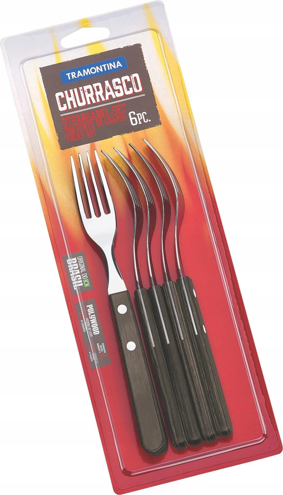 Tramontina 6x Steak villa Gaucho Bronz Polywood