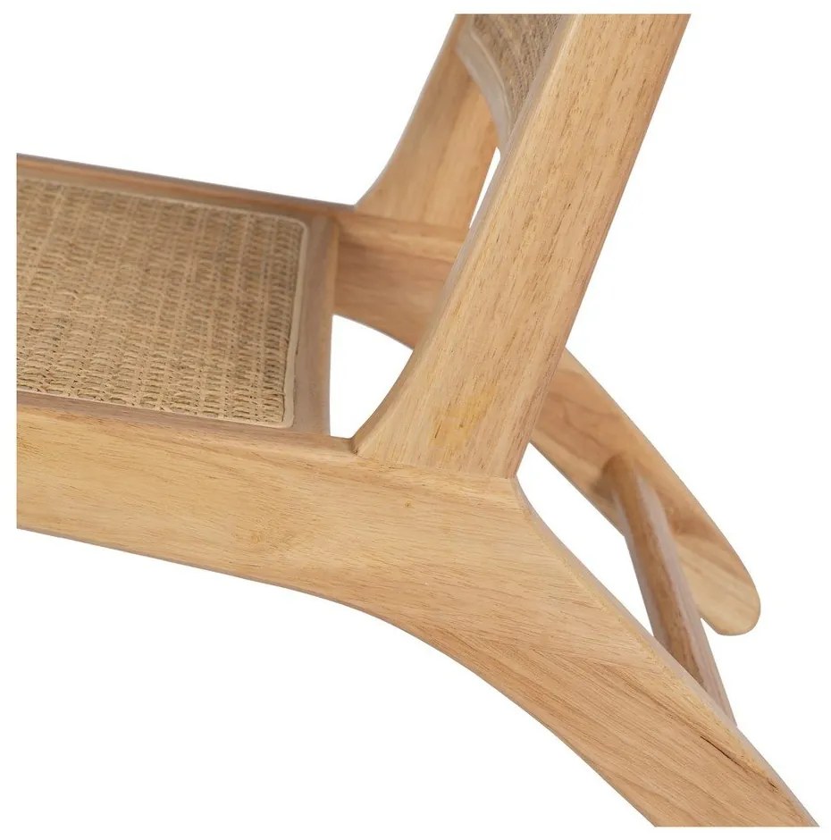 Natúr színű szövött fotel – Ixia